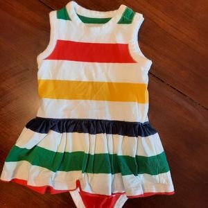 HBC Stripes dress 3-6m